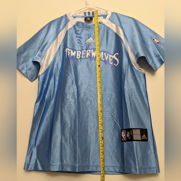 Minnesota Timberwolves Warm Up Practice Shirt Adidas NBA Authentics Men's Large - Picture 2 of 9